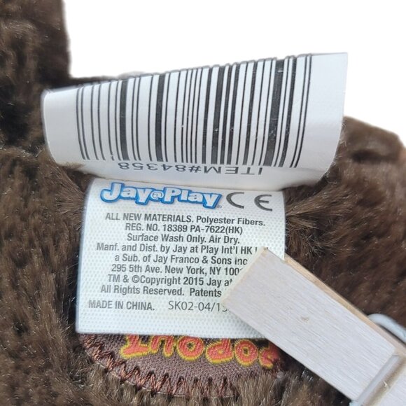 2/$15 Jay At Play Pop Out Pets Parrot Frog Monkey Plush Rainforest Animals 3In1 - Picture 11 of 12